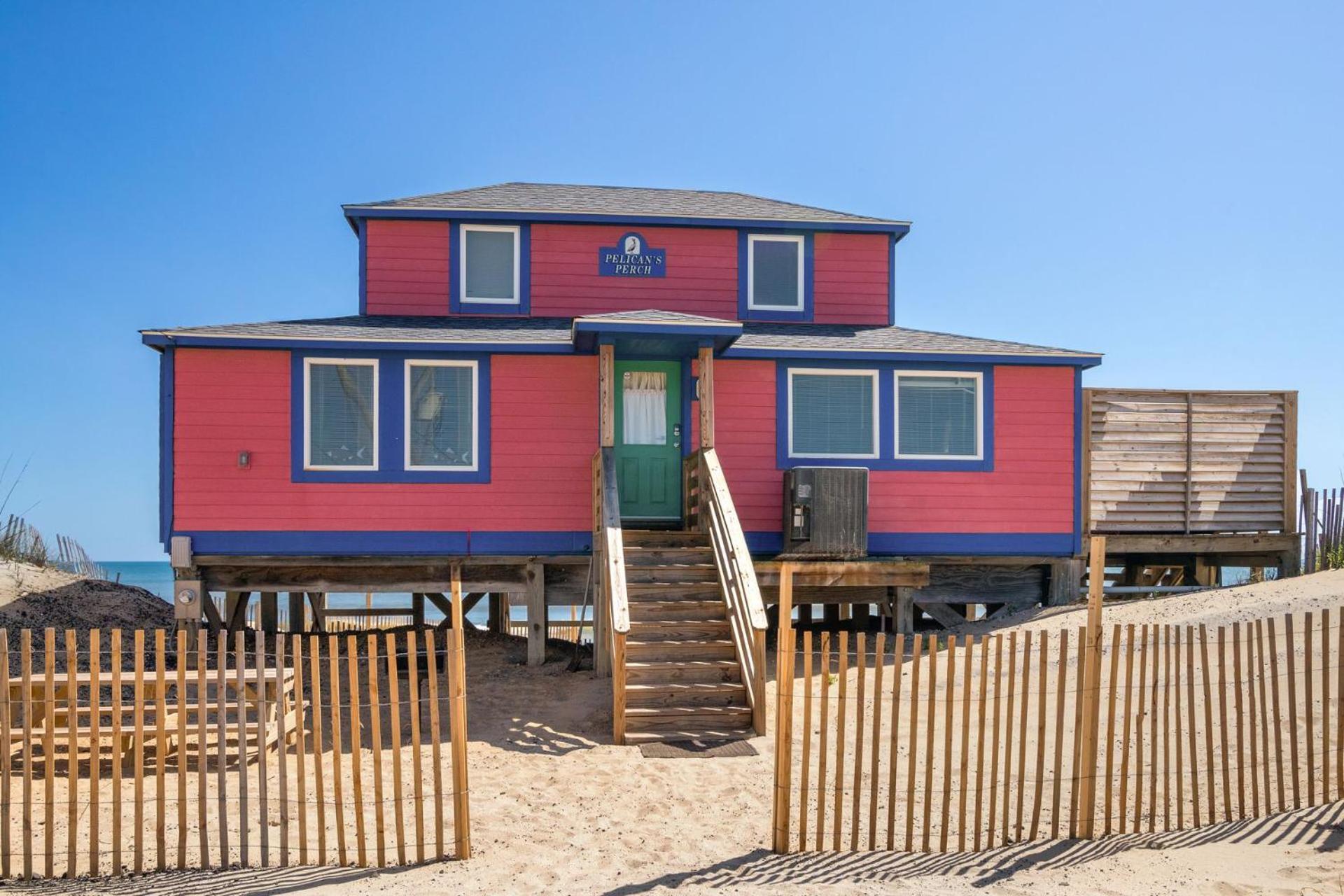 4102 Pelicans Perch: The Iconic Obx Oceanfront Kitty Hawk Dış mekan fotoğraf