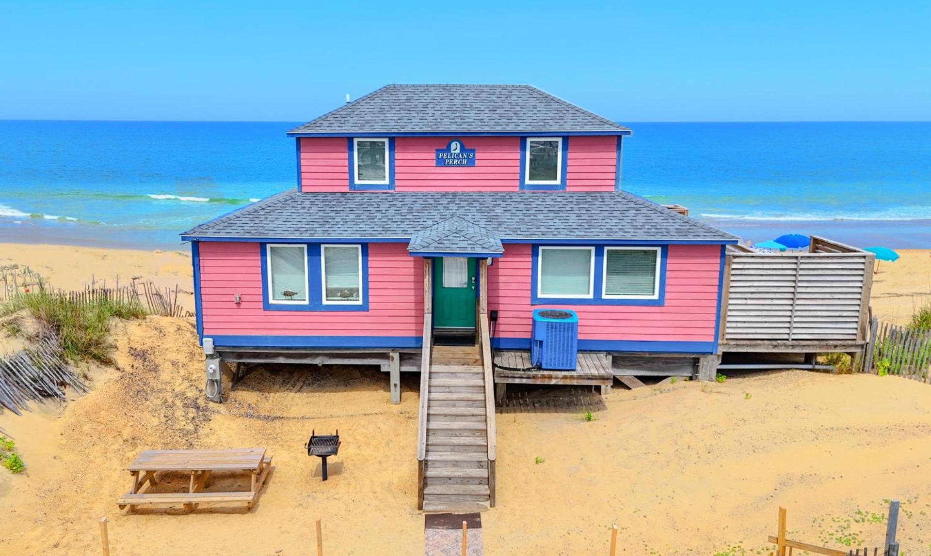 4102 Pelicans Perch: The Iconic Obx Oceanfront Kitty Hawk Dış mekan fotoğraf